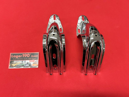 VW Kfer Chrom - Scharniere - Motorhaubenhalter (2302)