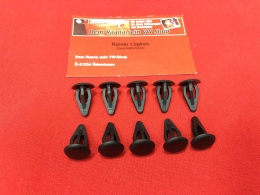 VW Bus T3 10x Klammer Clips Seitenverkleidung v/h (0409-651)