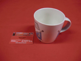VW Bus T1 Kaffeetasse / Becher 400ml - blau (07-001)