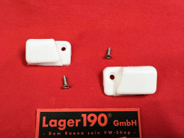 VW Kfer ab 8.67 Halter Clips Befestigung Sonnenblenden wei (0557-4)