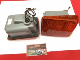 VW Bus T2 ab 73 + Brasil T2 bis 2013, Paar Blinker komplett vorne orange ORIGINAL VW (0616-75/-76)