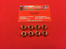 Mutter M8 SW12 Kupfer 8 Stck Wrmetauscher Thermag bis 400C (8737-080-12)
