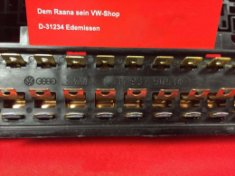 VW Kfer 72- (nicht 1303), VW Bus T3 79-85, T3 Syncro 85-92 Sicherungskasten 12-Fach ORIGINAL VW (0662-525)