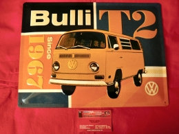 VW T2 Blechschild Schild Bulli T2 since 1967 30x40 cm (62-027)