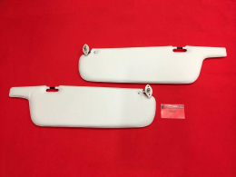VW Bus T3 Sonnenblenden wei� / cremewei� Paar links + rechts (45-376)
