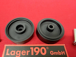 VW Kfer Bus T2 T3 Distanzstcke Fensterkurbel 13mm Paar (93-023)