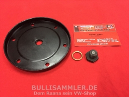 VW Kfer Bus T1 24,5 30PS lsiebdeckel lsumpfdeckel schwarz oder silber (je nach Verfgbarkeit) (1850-450)