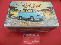 VW T1 Lets get lost Metall-Vorratsdose Blechdose Dose Geschen (62-054)