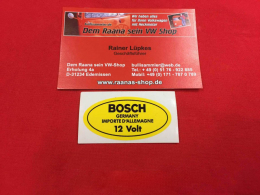 Aufkleber BOSCH gelb 12V Zndspule Germany (38-017)