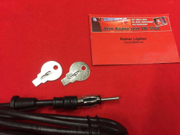 VW Golf 2, Jetta 2 Antenne schwarzer Sockel Kotflgel (45-484)