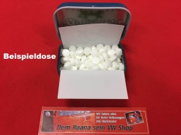 Pillendose / Blechdose m. Pfefferminzdragees VW Bus T1 Get lost (62-063)