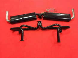 VW Typ3 Sportauspuff Dual Quiet Pack mit Fcherkrmmer EMPI USA (45-1396)