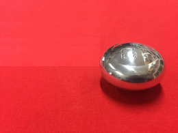 Schaltknauf 10mm Alu poliert mit Schaltschema, VW Kfer -61, Bus T1 (01-059)