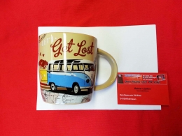 Kaffeebecher Becher VW Bus T1 Tasse - Get lost (62-074)