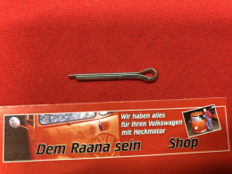 VW Kfer Bus Karmann Splint 3x25mm Kronenmutter Spurstange (8785-0325)
