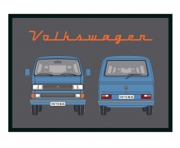 Fumatte VW Bus T3 blau (07-075)