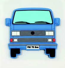 Softmagnet VW Bus T3 blau (07-094)