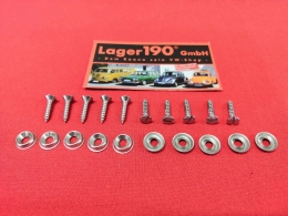 10 Stck Schrauben Trverkleidung VW Bus T1 55-63 Tren Tr (8762-3516 / 8758-04)