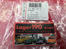 VW Bus T2 08.67 - 07.79 Dichtung Heckscheibe ORIGINAL VW 211845521D (13-215)