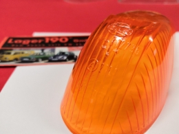 VW Kfer 08/57-10/63 Blinkerglas orange Glas HELLA Blinker PRFZEICHEN (89-019)