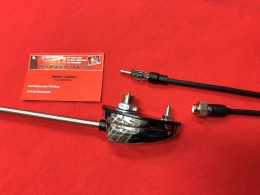VW Kfer, Bus T1, T2a, T2b Antenne, 1 Fu, Chrom (45-1423)