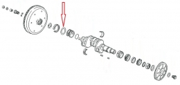0,30mm Ausgleichsscheibe Axialspiel Typ1 VW Kfer, Bus T1, T2 (1590)