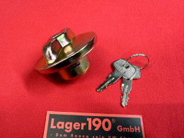 VW Kfer (1967-71) Karmann Ghia (1972) Tankdeckel mit Bajonettverschluss, abschliebar (0490)