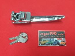 VW Bus T1 61-63 Trgriff Griff Fahrerseite links verchromt (0425-530)