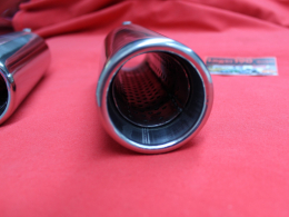1 Paar Endrohre aus Edelstahl fr Sportauspuff VW Kfer 1300-1600 (45-1072)