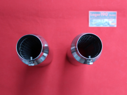 1 Paar Endrohre aus Edelstahl fr Sportauspuff VW Kfer 1300-1600 (45-1072)