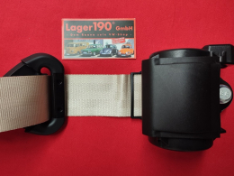 Automatik Sicherheitsgurt 3-Punkt beige E-PR�FZEICHEN (0573-040)