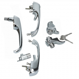 Trgriffe Set gleichschlieend fr VW Bus T2 08/74-07/79 (0427-515)
