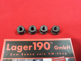 Mutter 4x M6 lpumpe VW Kfer, Bus T1 lpumpendeckel Dichtungsmuttern (1805-510)