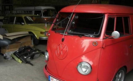 VW Bus T1 1955-1967 Frontsafari Safarifenster schwarz grundiert (11-002)