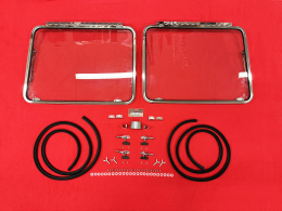 Frontsafari Fenster Edelstahl VW Bus T1 55-67 (0396-100)