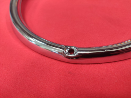 Chromring Scheinwerfer VW K�fer ab 74 und Bus T2, mit 1-Loch Befestigung (45-1461)