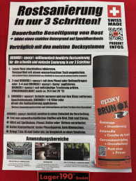 BRUNOX Epoxy Roststopp + Grundierung 250ml Flasche VW Kfer, T1, T2, T3, T4 uvm. (05-002)