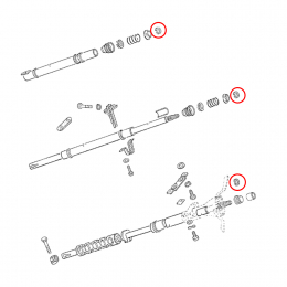 Sicherungsring Lenksule oben VW Kfer 59-74, Typ3, Typ181 -74 (1370-040)