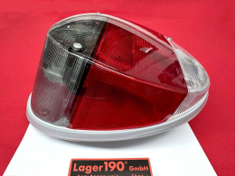 Rckleuchte Elefantenfu VW Kfer Original HELLA Grau/Rot/Wei (89-012)