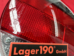 Rckleuchte Elefantenfu VW Kfer Original HELLA Grau/Rot/Wei (89-012)