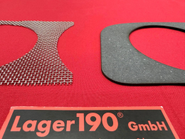 VW Kfer ab 08/57 Unterlage Ziergitter 80mm Armaturenbrett links (0525-711)