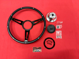 15 Lenkrad Schwarz Woody Style mit Nabe fr VW Kfer ab 1974 (57-058 57-007)