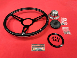 15 Lenkrad Schwarz Woody Style mit Nabe fr VW Kfer ab 1974 (57-058 57-007)