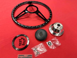 15 Lenkrad Schwarz Woody Style mit Nabe fr VW Kfer ab 1974 (57-058 57-007)