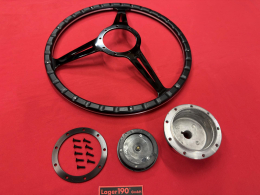 16 Lenkrad Schwarz Woody Style mit Nabe fr VW Bus T1 55-67 (57-059 57-008)