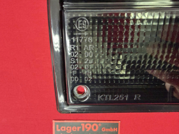 Rckleuchte rechts schwarz VW Bus T3 Rcklicht mit E-Kennung black (0645-619)