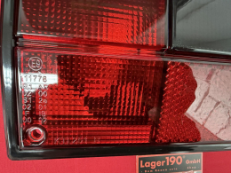 Rckleuchte rechts rot / schwarz VW Bus T3 Rcklicht mit E-Kennung (0645-620)