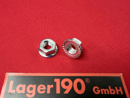 Muttern M8 selbstsichernd mit Sperrverzahnung, Paar (8739-08)