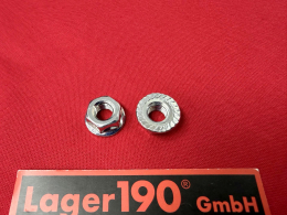 Muttern M8 selbstsichernd mit Sperrverzahnung, Paar (8739-08)