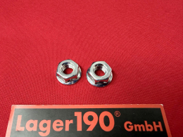 Muttern M8 selbstsichernd mit Sperrverzahnung, Paar (8739-08)